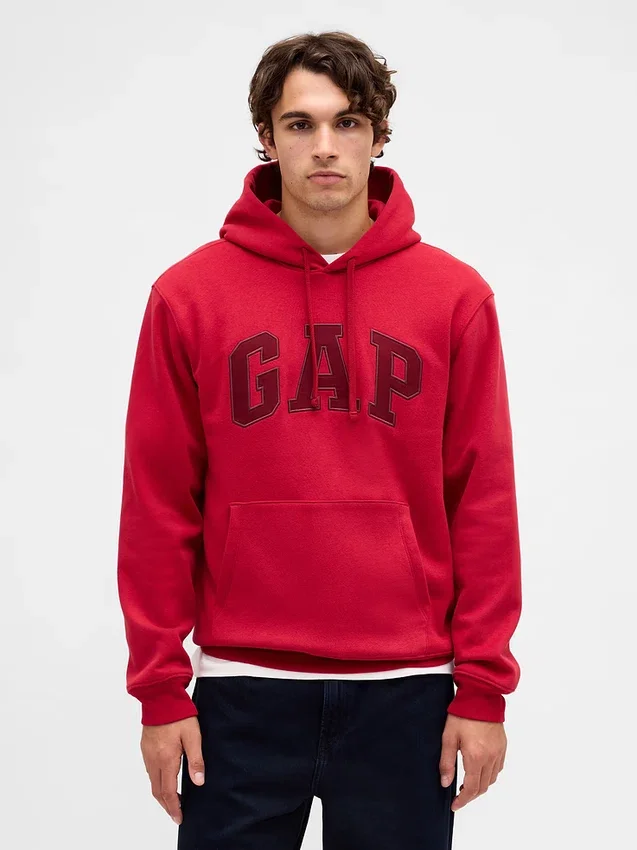 Yetişkin Vintagesoft Arch Logo Kapüşonlu Sweatshirt