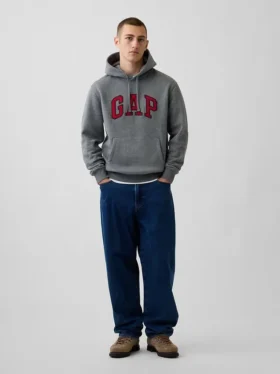 Yetişkin Vintagesoft Arch Logo Kapüşonlu Sweatshirt