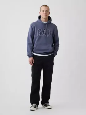 Yetişkin Vintagesoft Arch Logo Kapüşonlu Sweatshirt