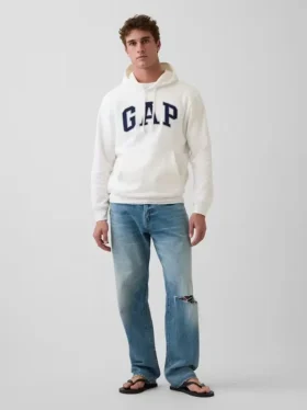 Yetişkin Vintagesoft Arch Logo Kapüşonlu Sweatshirt