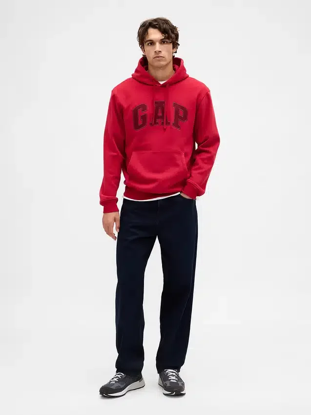 Yetişkin Vintagesoft Arch Logo Kapüşonlu Sweatshirt