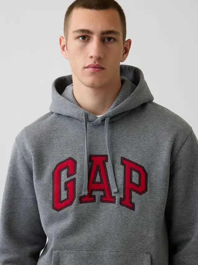 Yetişkin Vintagesoft Arch Logo Kapüşonlu Sweatshirt