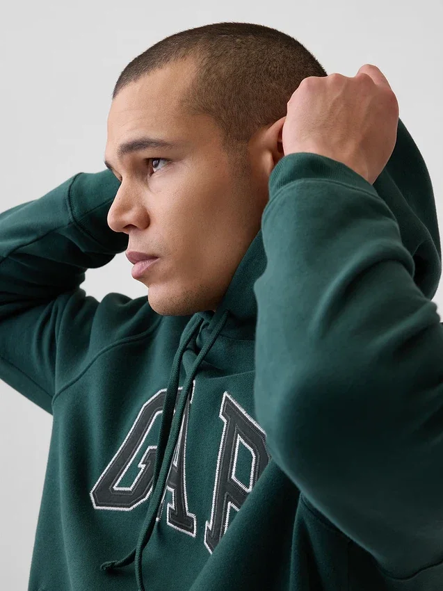 Yetişkin Vintagesoft Arch Logo Kapüşonlu Sweatshirt