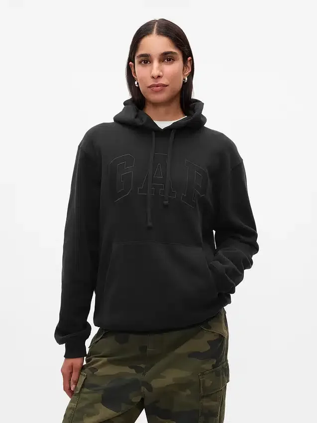 Yetişkin Vintagesoft Arch Logo Kapüşonlu Sweatshirt