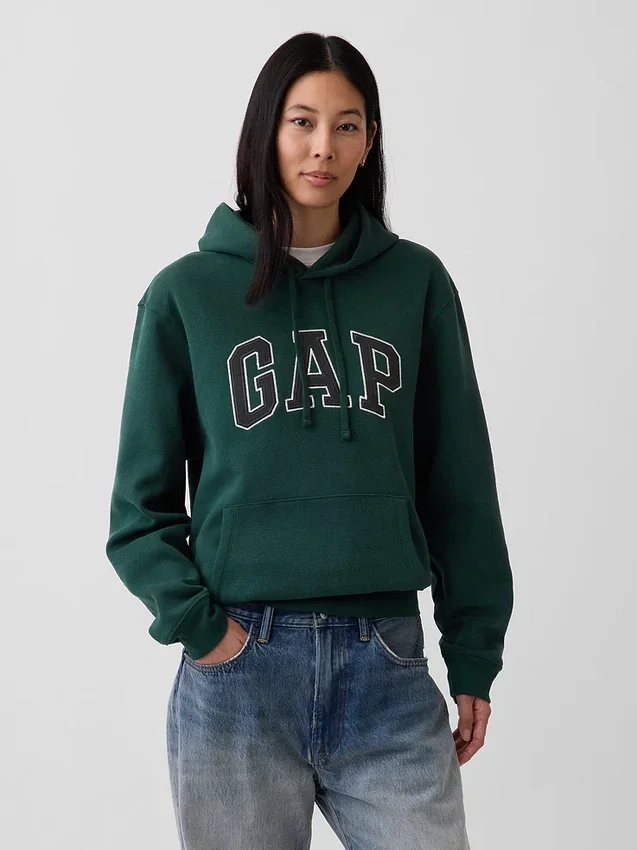 Yetişkin Vintagesoft Arch Logo Kapüşonlu Sweatshirt