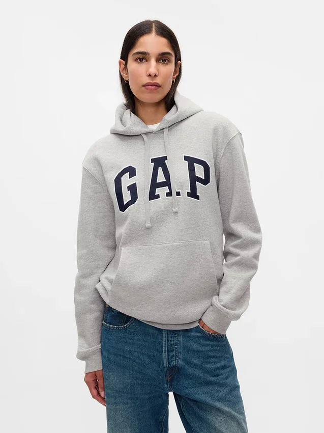 Yetişkin Vintagesoft Arch Logo Kapüşonlu Sweatshirt