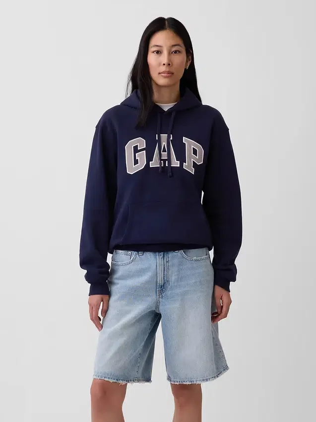 Yetişkin Vintagesoft Arch Logo Kapüşonlu Sweatshirt