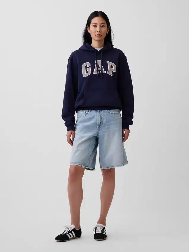 Yetişkin Vintagesoft Arch Logo Kapüşonlu Sweatshirt