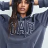 Yetişkin Vintagesoft Arch Logo Kapüşonlu Sweatshirt