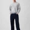 Yetişkin Vintagesoft Bisiklet Yaka Sweatshirt