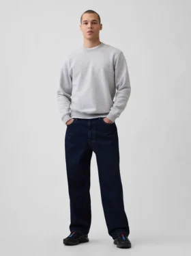 Yetişkin Vintagesoft Bisiklet Yaka Sweatshirt