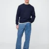 Yetişkin Vintagesoft Bisiklet Yaka Sweatshirt