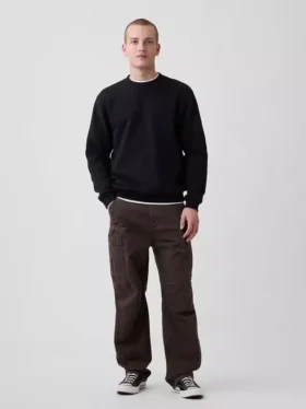 Yetişkin Vintagesoft Bisiklet Yaka Sweatshirt
