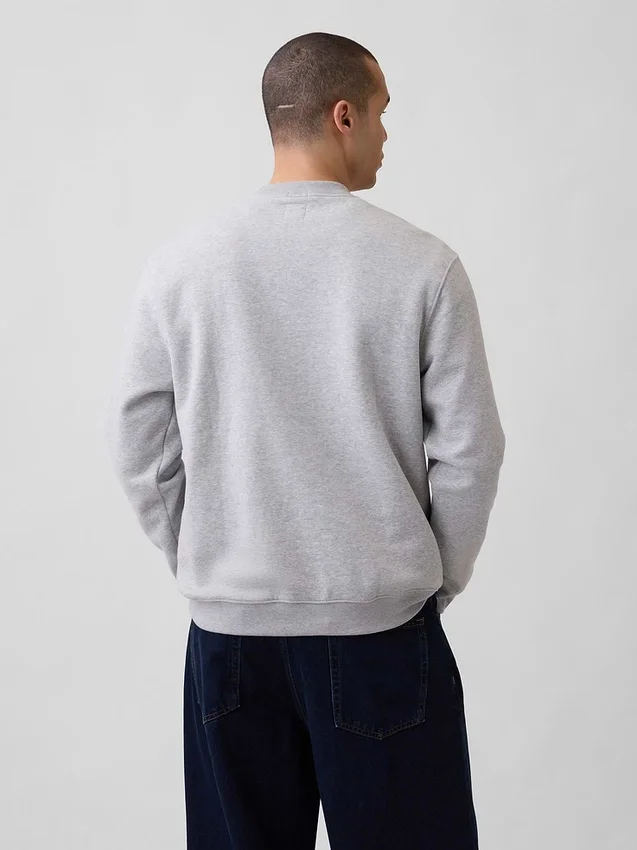 Yetişkin Vintagesoft Bisiklet Yaka Sweatshirt