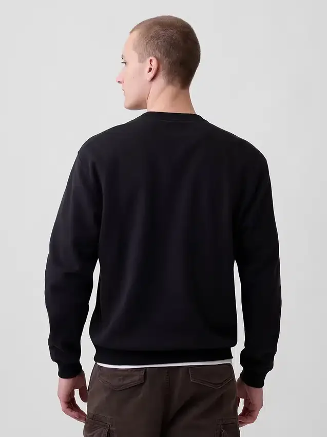 Yetişkin Vintagesoft Bisiklet Yaka Sweatshirt