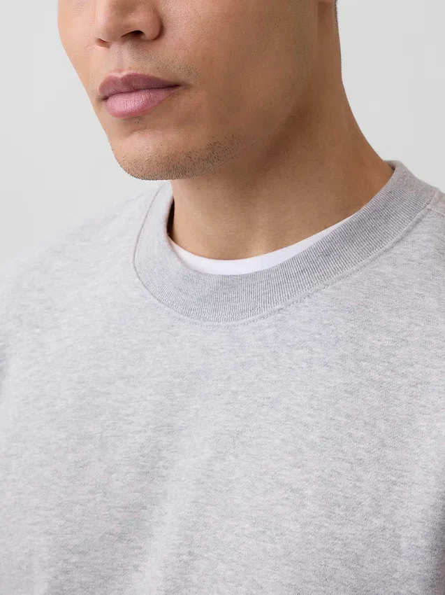 Yetişkin Vintagesoft Bisiklet Yaka Sweatshirt
