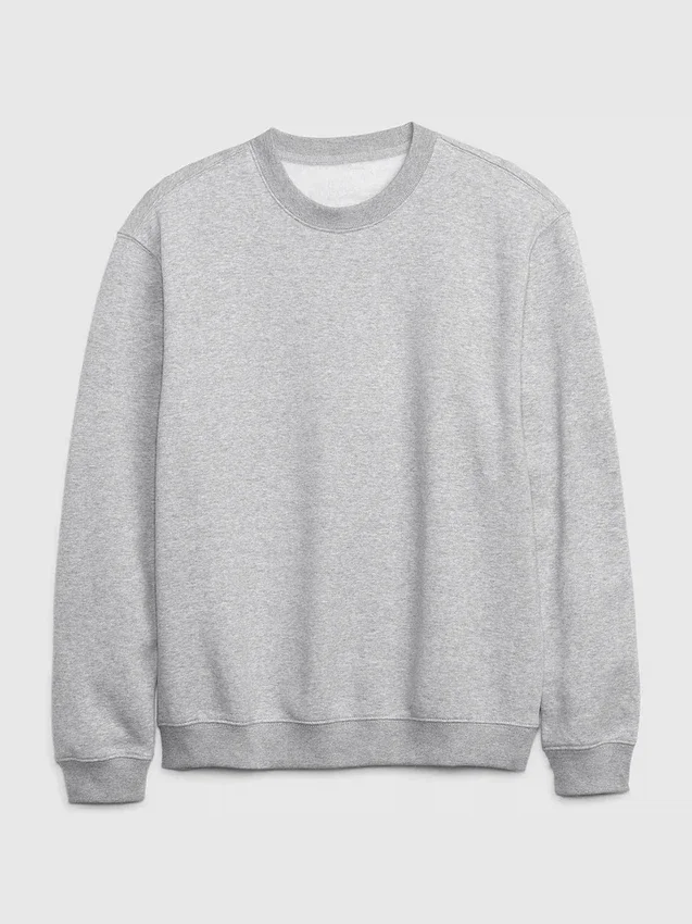 Yetişkin Vintagesoft Bisiklet Yaka Sweatshirt