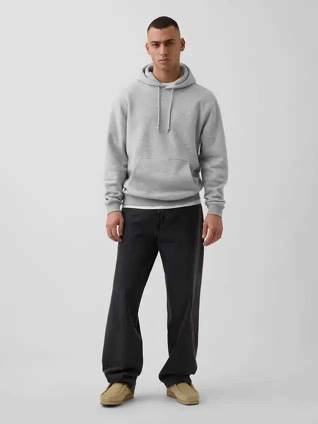 Yetişkin Vintagesoft Bol Kesim Kapüşonlu Sweatshirt