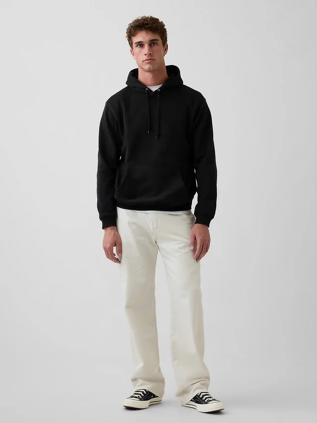 Yetişkin Vintagesoft Bol Kesim Kapüşonlu Sweatshirt