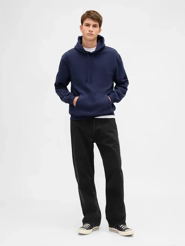 Yetişkin Vintagesoft Bol Kesim Kapüşonlu Sweatshirt