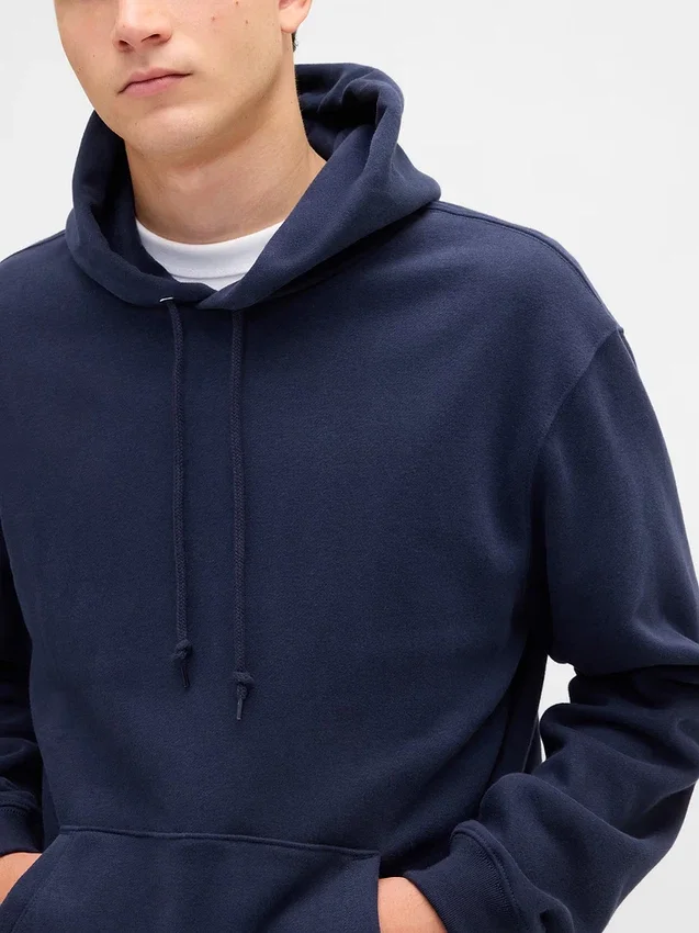Yetişkin Vintagesoft Bol Kesim Kapüşonlu Sweatshirt