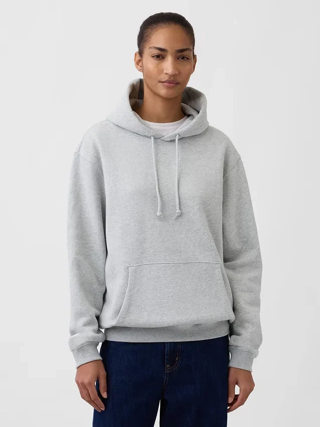 Yetişkin Vintagesoft Bol Kesim Kapüşonlu Sweatshirt