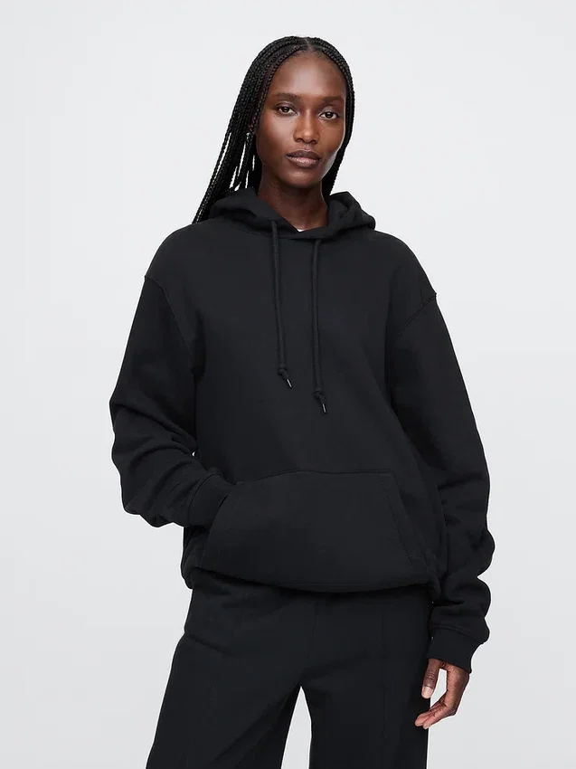 Yetişkin Vintagesoft Bol Kesim Kapüşonlu Sweatshirt