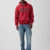Yetişkin Vintagesoft Geniş Kesim Logolu Kapüşonlu Sweatshirt