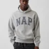 Yetişkin Vintagesoft Nap Logo Kapüşonlu Sweatshirt