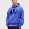 Yetişkin Vintagesoft Nap Logo Kapüşonlu Sweatshirt