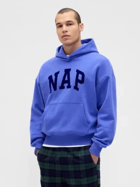 Yetişkin Vintagesoft Nap Logo Kapüşonlu Sweatshirt