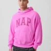 Yetişkin Vintagesoft Nap Logo Kapüşonlu Sweatshirt