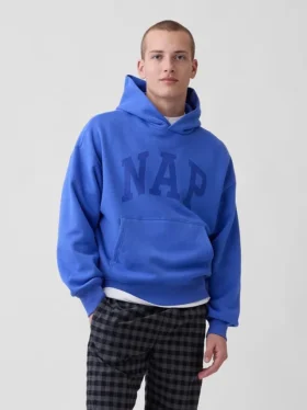 Yetişkin Vintagesoft Nap Logo Kapüşonlu Sweatshirt