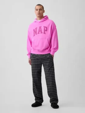 Yetişkin Vintagesoft Nap Logo Kapüşonlu Sweatshirt
