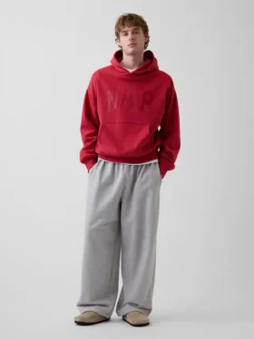 Yetişkin Vintagesoft Nap Logo Kapüşonlu Sweatshirt