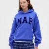 Yetişkin Vintagesoft Nap Logo Kapüşonlu Sweatshirt