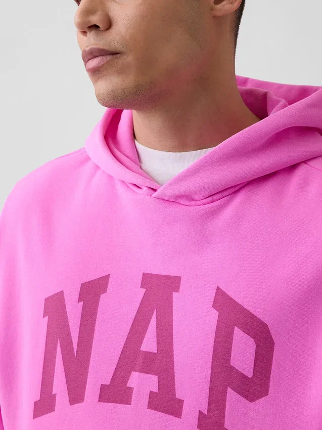 Yetişkin Vintagesoft Nap Logo Kapüşonlu Sweatshirt