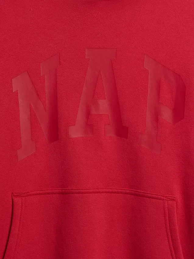 Yetişkin Vintagesoft Nap Logo Kapüşonlu Sweatshirt