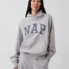 Yetişkin Vintagesoft Nap Logo Kapüşonlu Sweatshirt