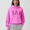 Yetişkin Vintagesoft Nap Logo Kapüşonlu Sweatshirt