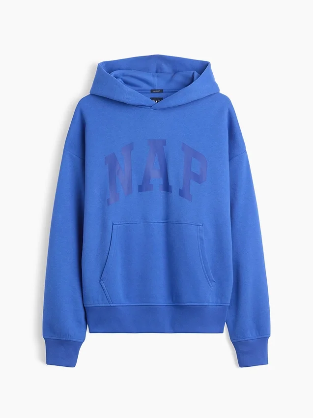 Yetişkin Vintagesoft Nap Logo Kapüşonlu Sweatshirt