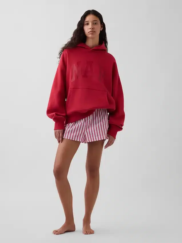 Yetişkin Vintagesoft Nap Logo Kapüşonlu Sweatshirt