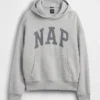 Yetişkin Vintagesoft Nap Logo Kapüşonlu Sweatshirt