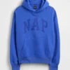 Yetişkin Vintagesoft Nap Logo Kapüşonlu Sweatshirt