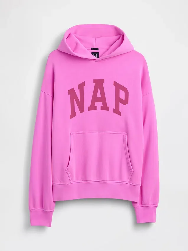 Yetişkin Vintagesoft Nap Logo Kapüşonlu Sweatshirt