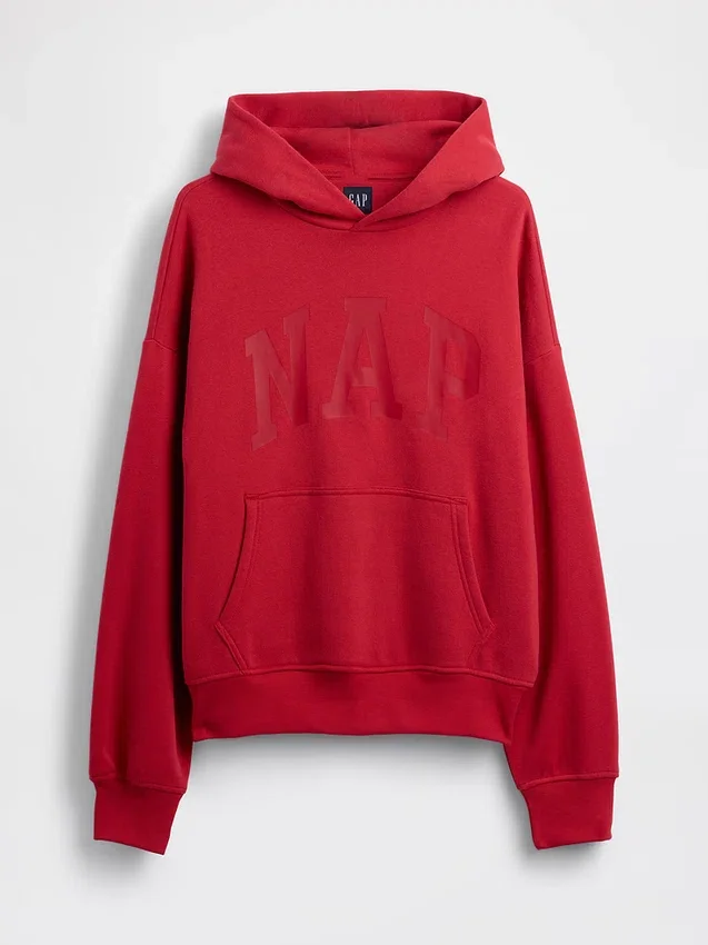 Yetişkin Vintagesoft Nap Logo Kapüşonlu Sweatshirt