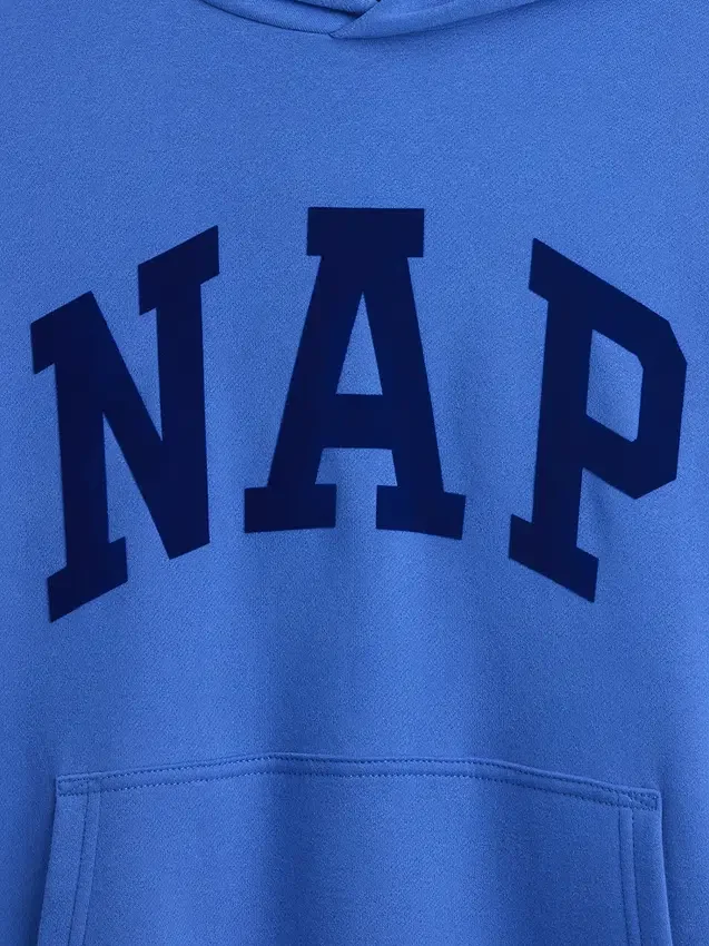 Yetişkin Vintagesoft Nap Logo Kapüşonlu Sweatshirt