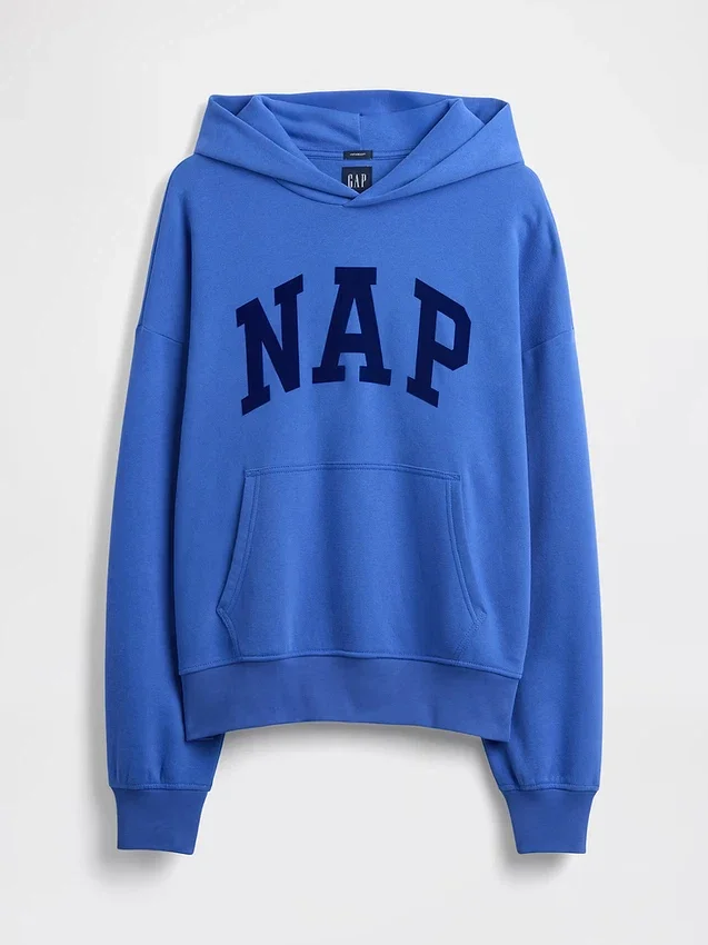Yetişkin Vintagesoft Nap Logo Kapüşonlu Sweatshirt
