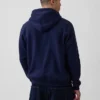 Yetişkin Vintagesoft Rahat Fermuarlı Kapüşonlu Sweatshirt