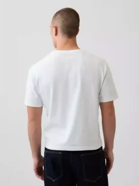 Yetişkinler İçin Ağır Dokulu Kısaltılmış Tişört